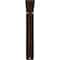 Ekena Millwork Eris Wrought Iron Bracket, (Single center brace), Antiqued Copper 1 1/2"W x 5 1/2"D x 8"H BKTM01X05X08SERACO - alternate 2